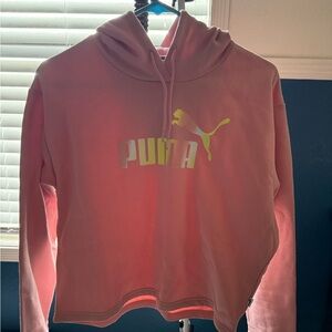 Women’s Pink Puma Medium Hoodie